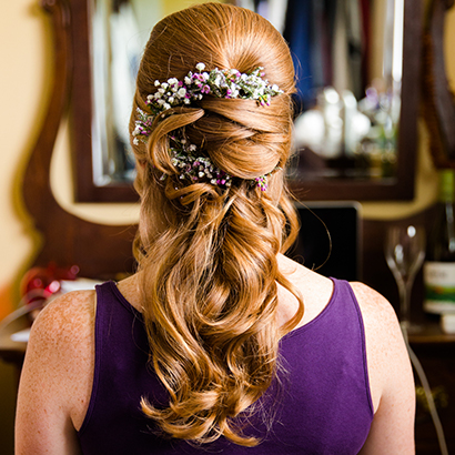 Hair Pieces, Niagara Wedding Flowers