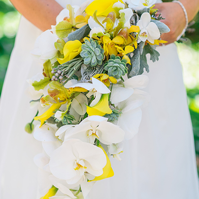 Wedding Flowers, Niagara Florists, Yellow